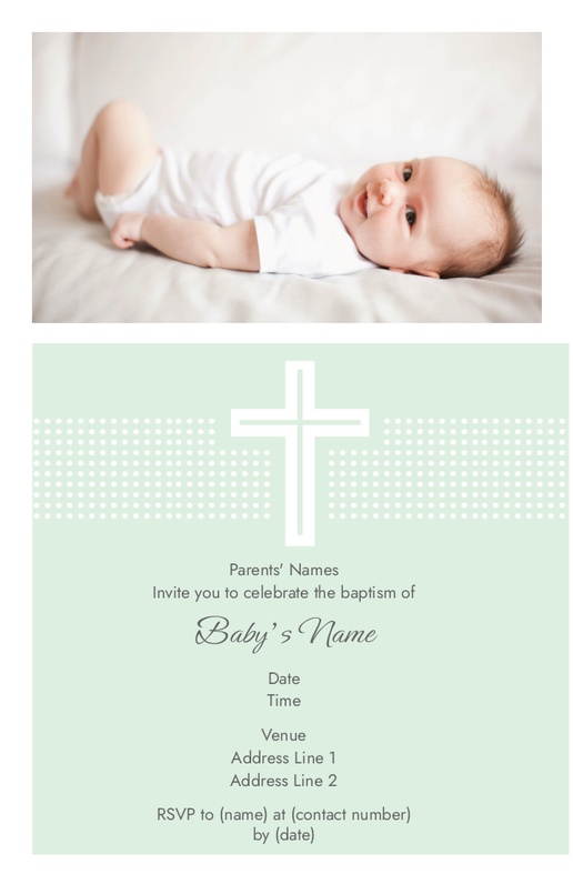 A christianity photo white cream design for Gender Neutral with 1 uploads