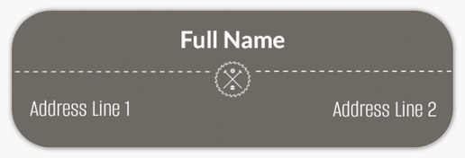 Design Preview for Architecture Return Address Labels Templates, White Paper