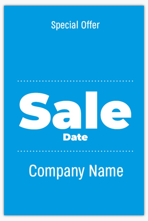 Design Preview for Retail & Sales Aluminum A-Frame Signs Templates, 1 Insert - No Frame 24" x 36"