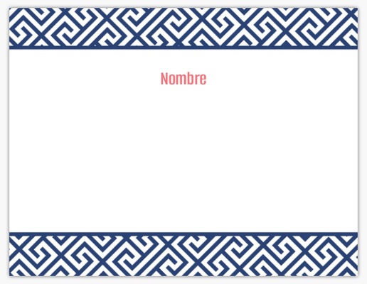 Un frontera teclas griegas diseño blanco azul para Tema