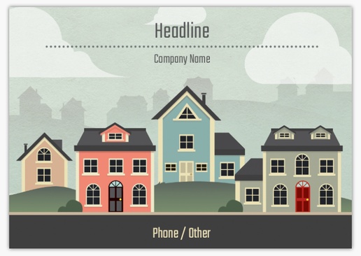 Design Preview for Design Gallery: Mortgages & Loans Postcards, A5