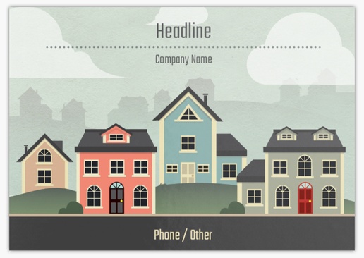 Design Preview for Design Gallery: Mortgages & Loans Postcards, A5 (148 x 210 mm)