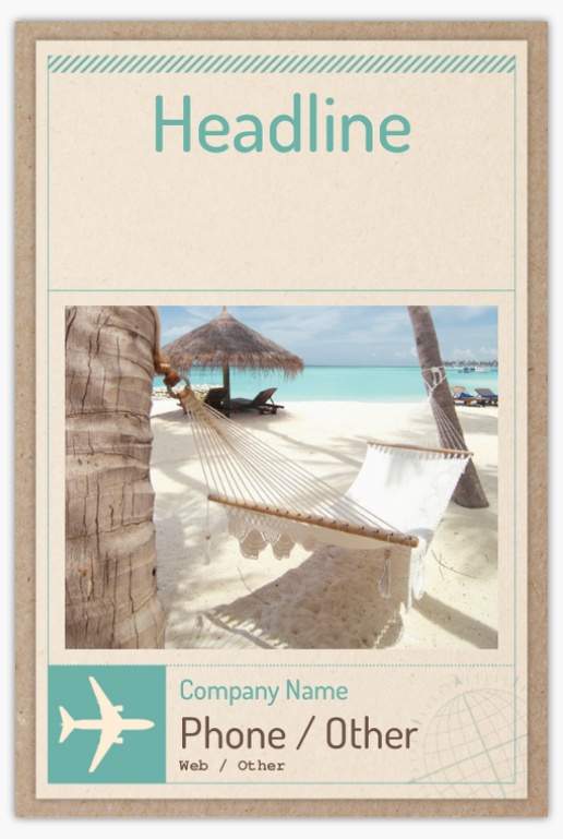 Design Preview for Design Gallery: Travel & Accommodation Aluminum A-Frame Signs, 1 Insert - No Frame 24" x 36"