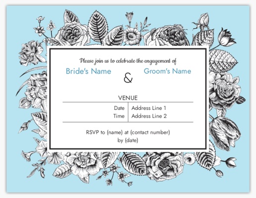 A vintage engagement party gray white design for Occasion