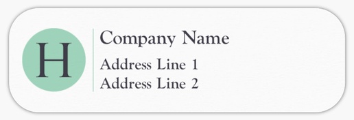 Design Preview for Legal Return Address Labels Templates, White Paper