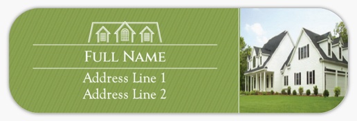 Design Preview for Real Estate Appraisal & Investments Return Address Labels Templates, White Paper
