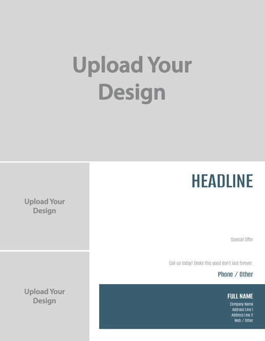 A photo professional gray design with 3 uploads