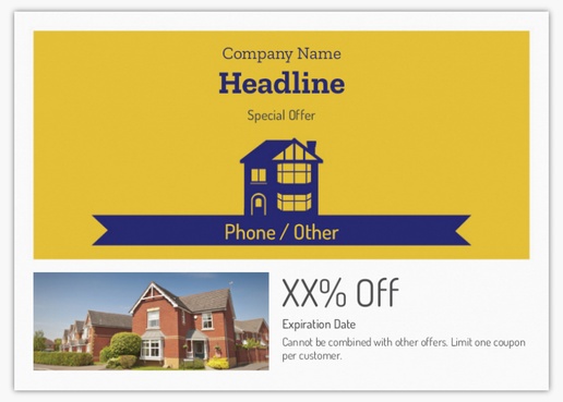 Design Preview for Templates for Property & Estate Agents Postcards , A6