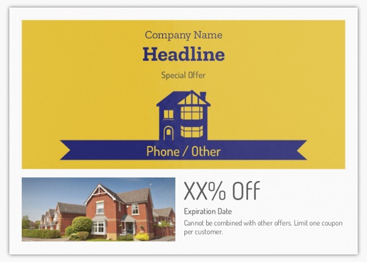 Design Preview for Design Gallery: Mortgages & Loans Postcards, A6 (105 x 148 mm)