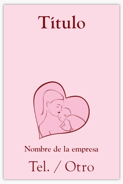 Un maternal bebé diseño gris rosa