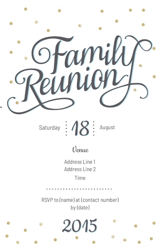 A family family reunion gray design for Family Reunion
