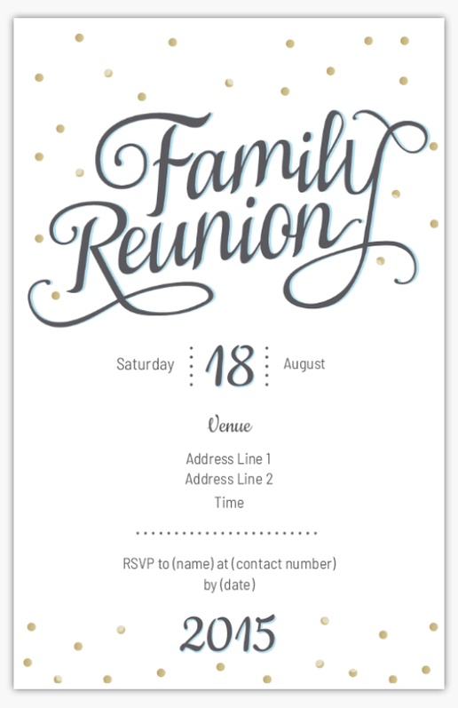 A family family reunion gray design for Family Reunion