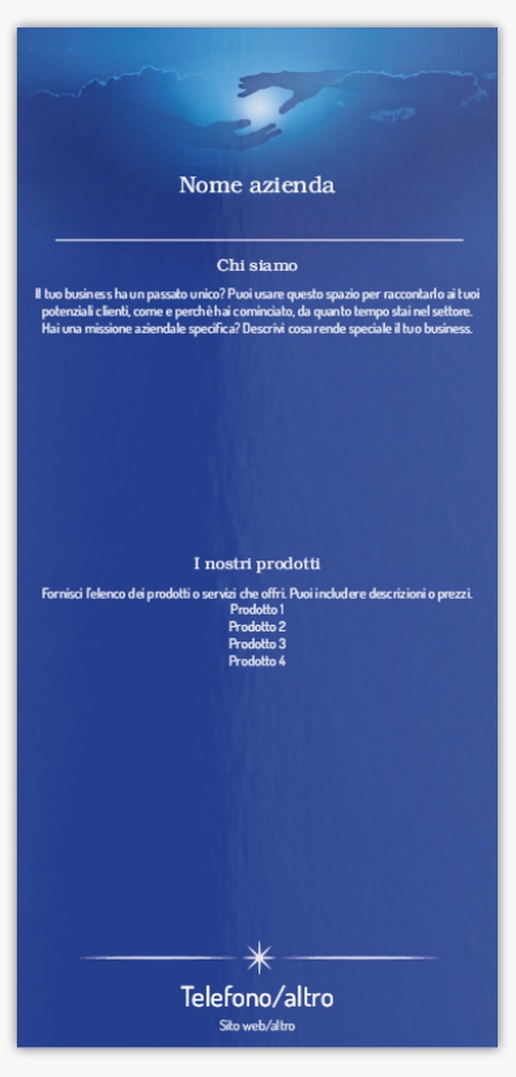 Anteprima design per Galleria di design: cartoline promozionali per religioso e spirituale, DL (99 x 210 mm)