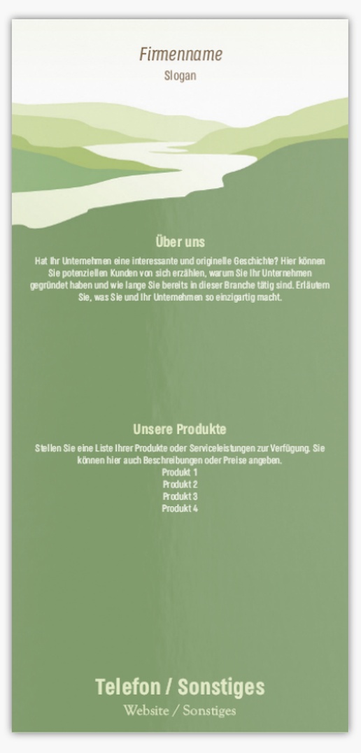 Designvorschau für Designgalerie: Postkarten Bauernhof & Landwirtschaft, DIN lang (99 x 210 mm)