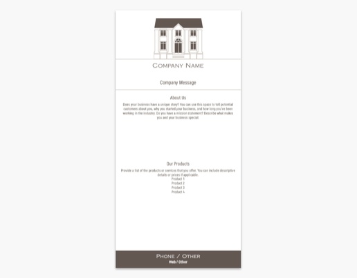 Design Preview for Design Gallery: Home Inspection Postcards, DL