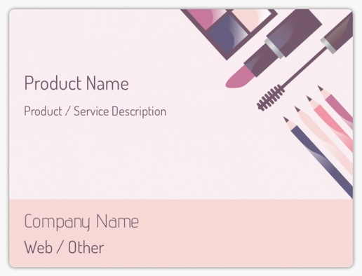 Design Preview for Beauty & Spa Product Labels on Sheets Templates, 3" x 4" Rounded Rectangle