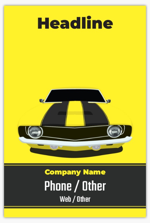 Design Preview for Design Gallery: Auto Dealers Aluminum A-Frame Signs, 1 Insert - No Frame 24" x 36"