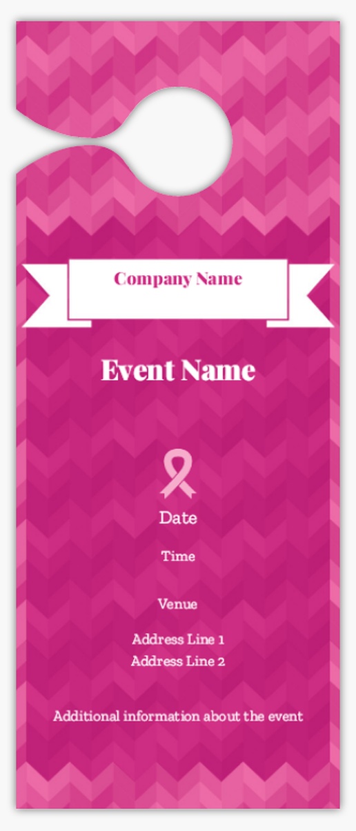 A vertical 세로 purple pink design for Fundraising and Social Awareness