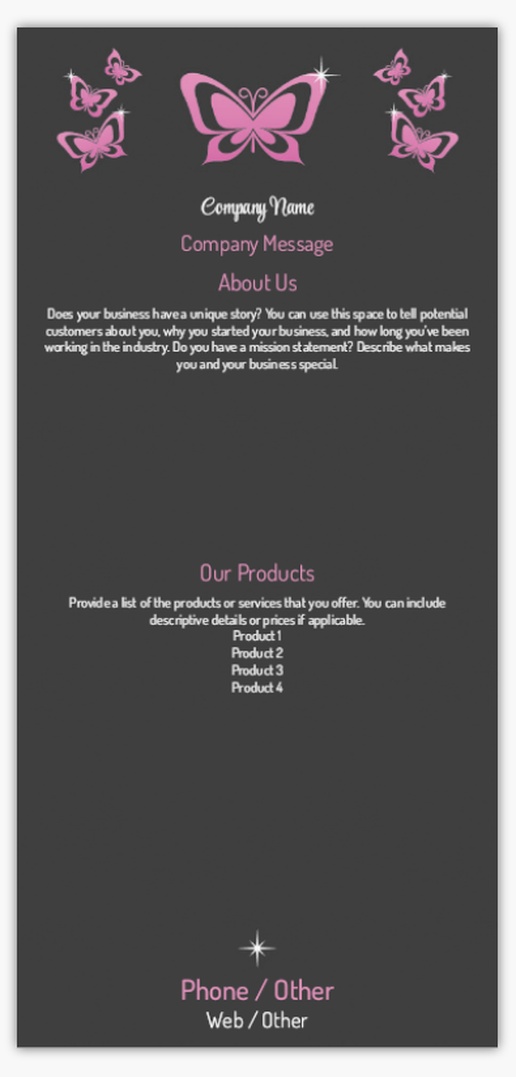 Design Preview for Templates for Retail & Sales Postcards , DL