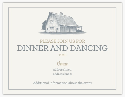 Design Preview for Design Gallery: Wedding Enclosure Cards, Flat 5.5" x 4"