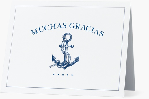 Vista previa del diseño de Galería de diseños de tarjetas de saludo para náutico, Plegada 13,9 x 10,7 cm