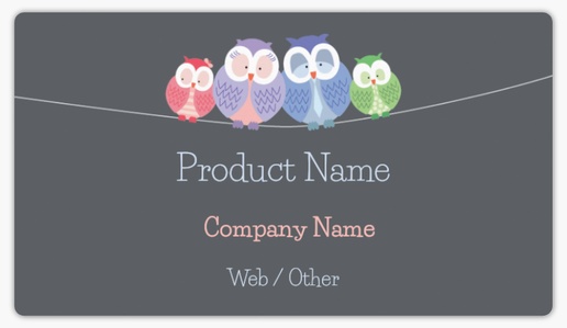 Design Preview for Animals Product Labels on Sheets Templates, 2" x 3.5" Rounded Rectangle