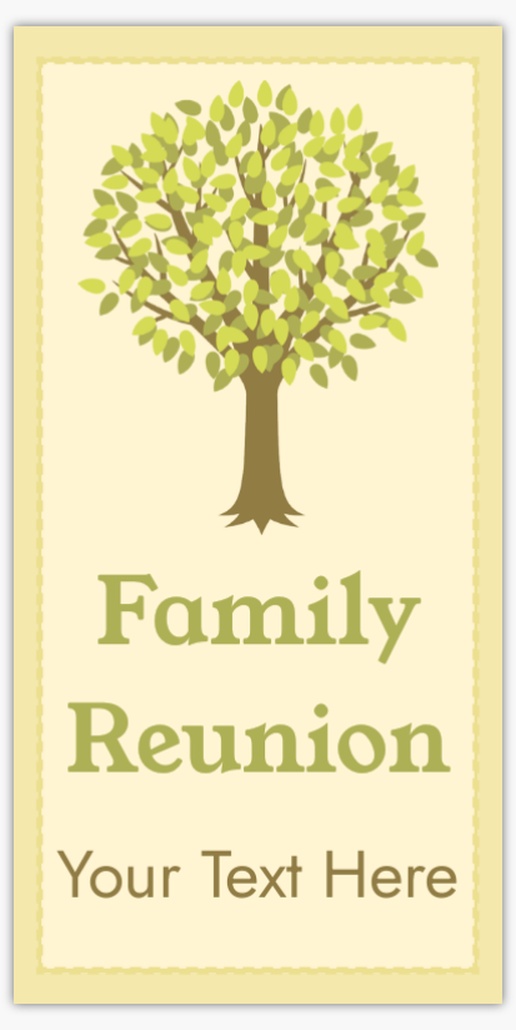 Design Preview for Family Reunion Vinyl Banners Templates, 4' x 8' Indoor vinyl Single-Sided