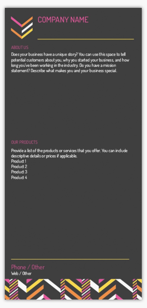Design Preview for Design Gallery: Marketing & Communications Postcards, DL