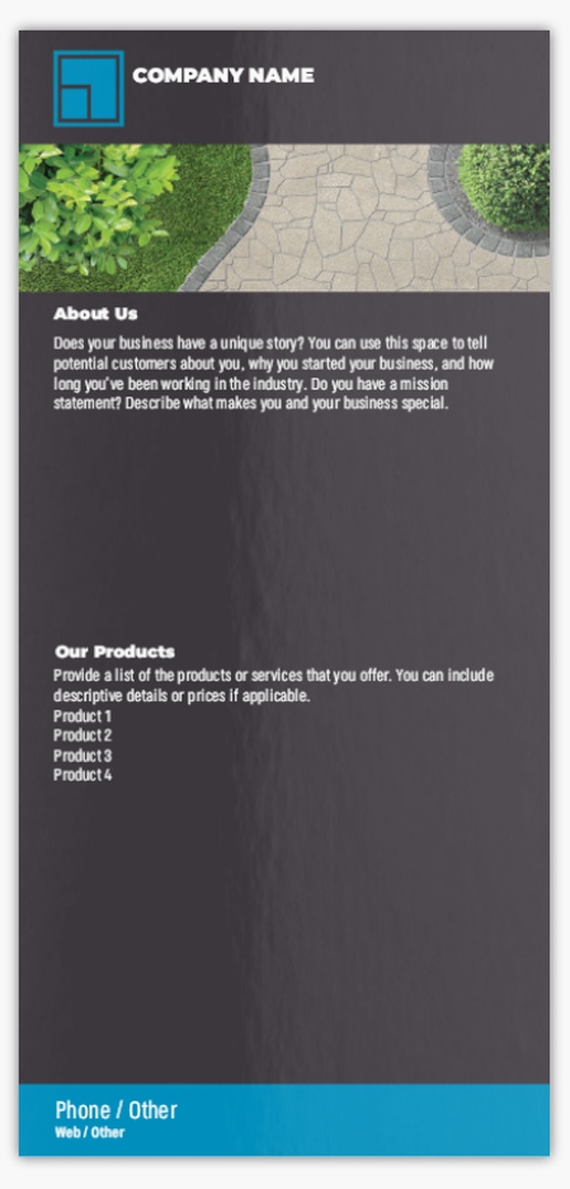 Design Preview for Design Gallery: Paving Postcards, DL (99 x 210 mm)