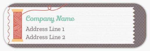 Design Preview for Hobbies, Toys & Games Return Address Labels Templates, White Paper