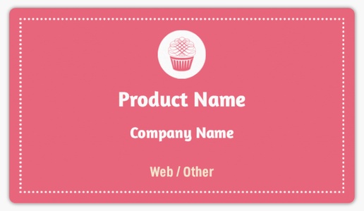 Design Preview for Design Gallery: Modern & Simple Product Labels on Sheets, 2" x 3.5" Rounded Rectangle