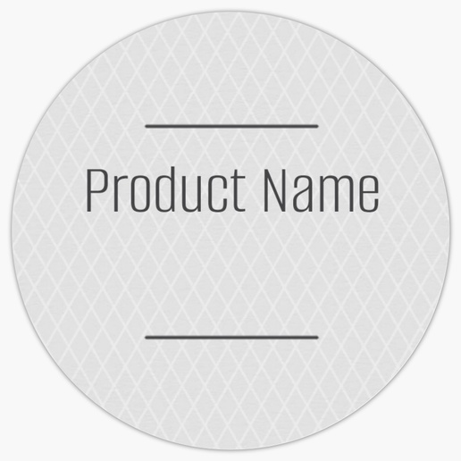 Design Preview for Conservative Product Labels on Sheets Templates, 1.5" x 1.5" Circle