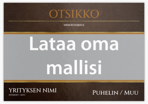 Mallin esikatselu Mallivalikoima: Laki & Politiikka Postikortit, A5 (148 x 210 mm)