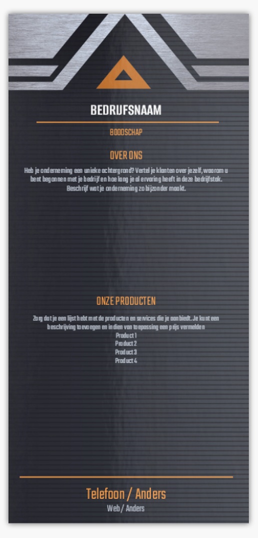 Voorvertoning ontwerp voor Ontwerpgalerij: Productie en distributie Ansichtkaarten, DL (99 x 210 mm)
