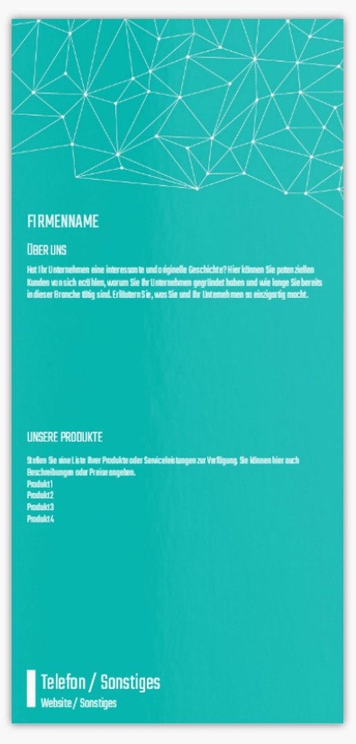 Designvorschau für Designgalerie: Postkarten Informationstechnologie, DIN lang (99 x 210 mm)