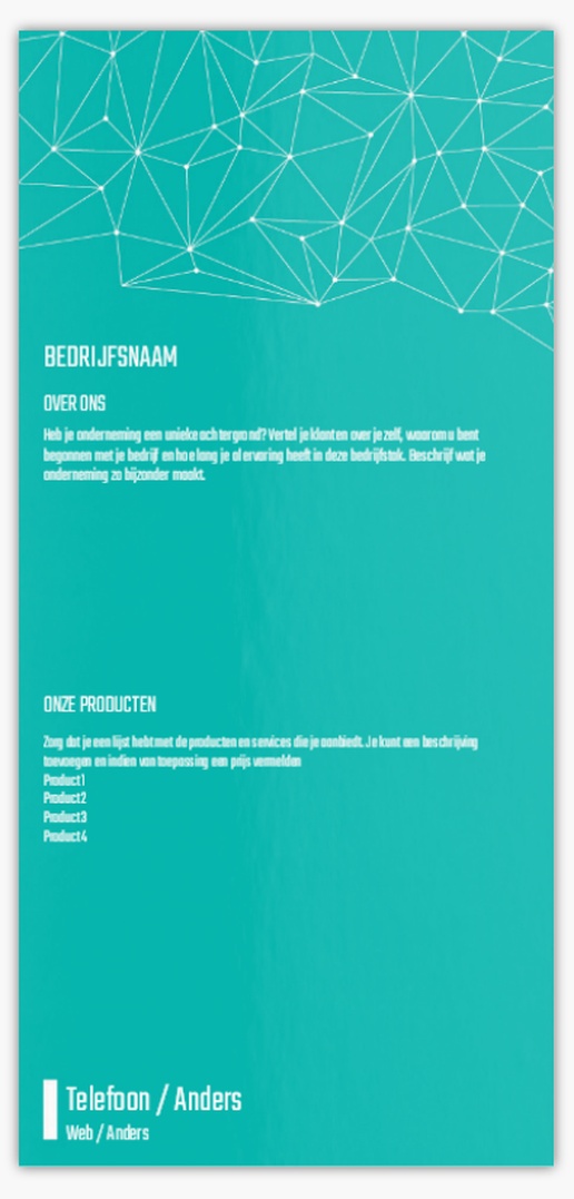 Voorvertoning ontwerp voor Ontwerpgalerij: Marketing en communicatie Postkaarten, DL (99 x 210 mm)