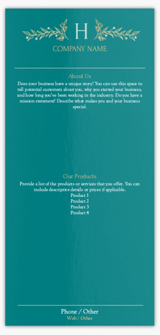 Design Preview for Design Gallery: Life Coaching Postcards, DL (99 x 210 mm)