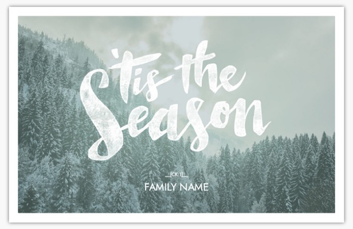 A typography forest gray design for Holiday