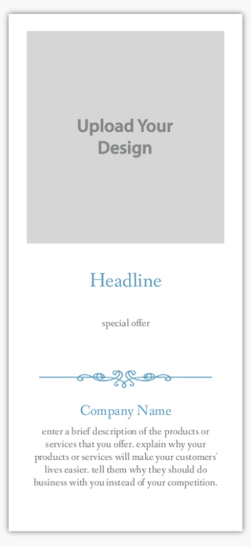 Design Preview for Elegant Rack Cards Templates