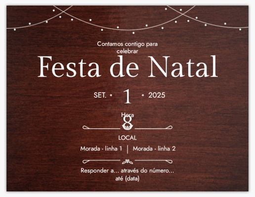 Pré-visualização do design de Convites e anúncios, Sem dobra 13,9 x 10,7 cm