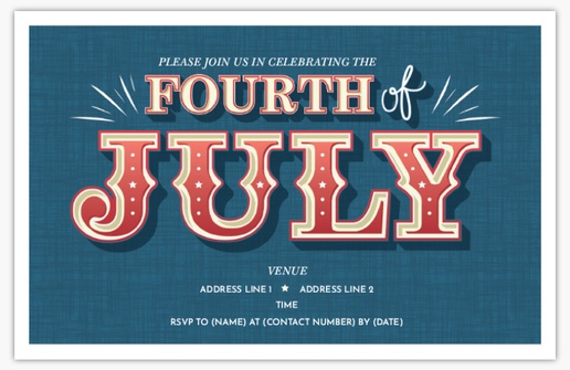 A fourth of july american gray white design for Events