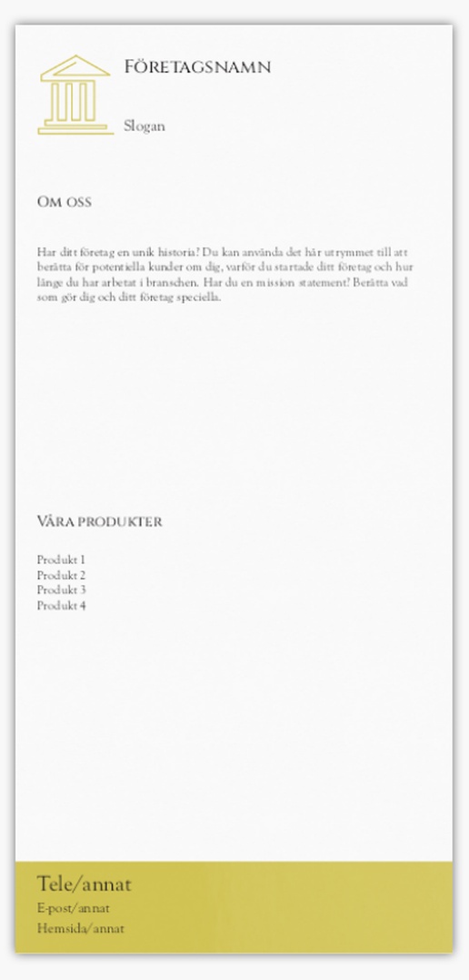 Förhandsgranskning av design för Designgalleri: Juridik & politik Vykort, DL (99 x 210 mm)