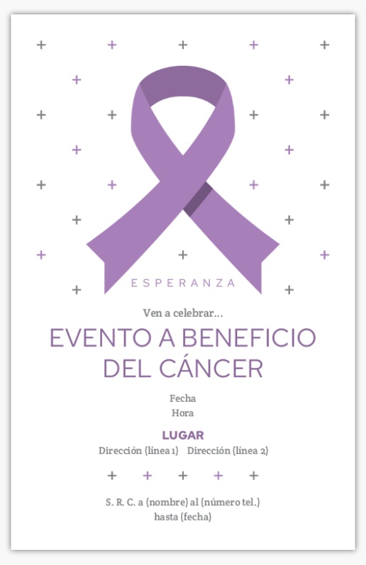 Un cinta morada cáncer diseño rosa violeta