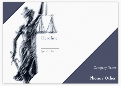 Design Preview for Design Gallery: Legal Postcards, A5