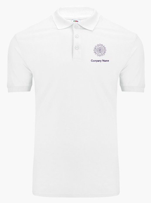 Design Preview for Design Gallery: Sports & Fitness Fruit of the Loom® Polo Shirt