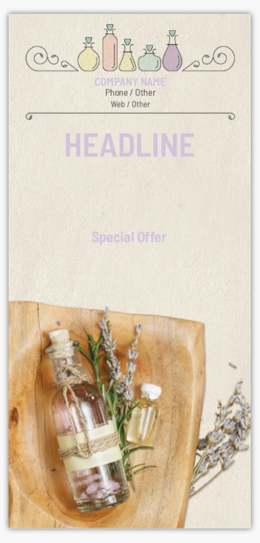 Design Preview for Design Gallery: Holistic & Alternative Medicine Postcards, DL