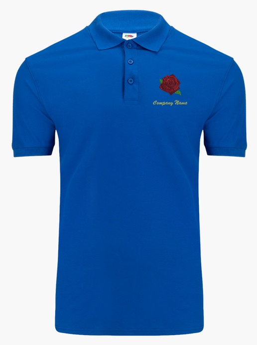 Design Preview for Design Gallery: Retro & Vintage Fruit of the Loom® Polo Shirt