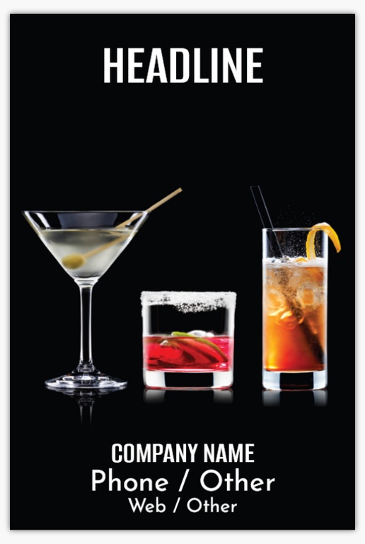 Design Preview for Food & Beverage Aluminum A-Frame Signs Templates, 1 Insert - No Frame 24" x 36"