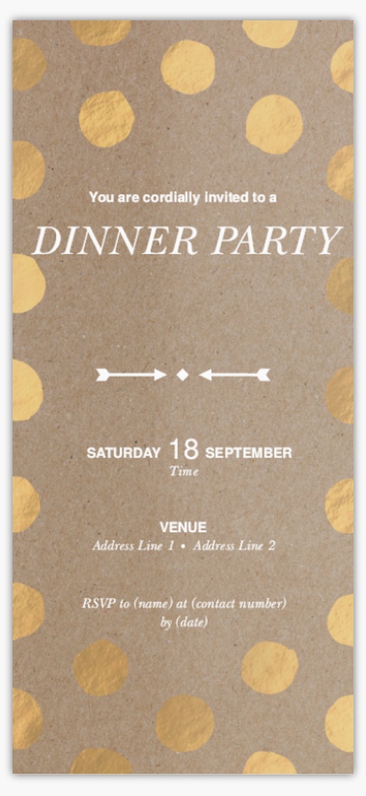 Design Preview for Design Gallery: Business Invitations & Announcements, Flat 21 x 9.5 cm