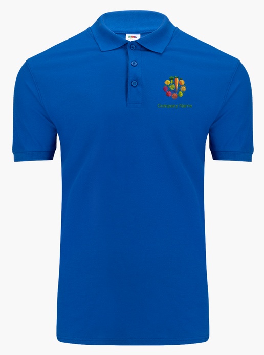 Design Preview for Design Gallery: Farmers Market Fruit of the Loom® Polo Shirt